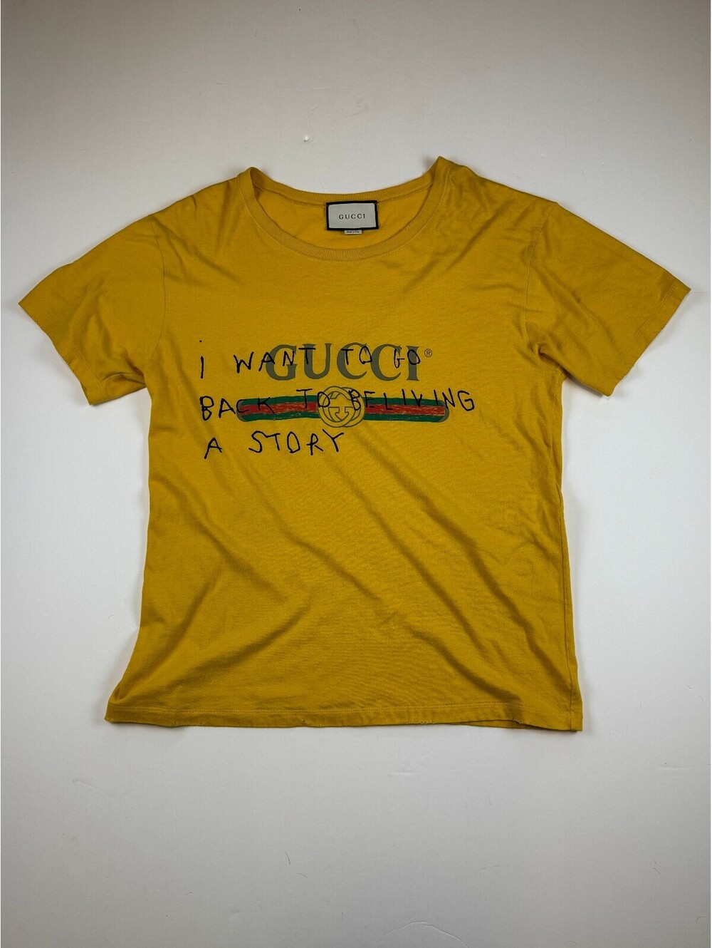 Gucci 'I Want to go Back to Believing a Story' Tee